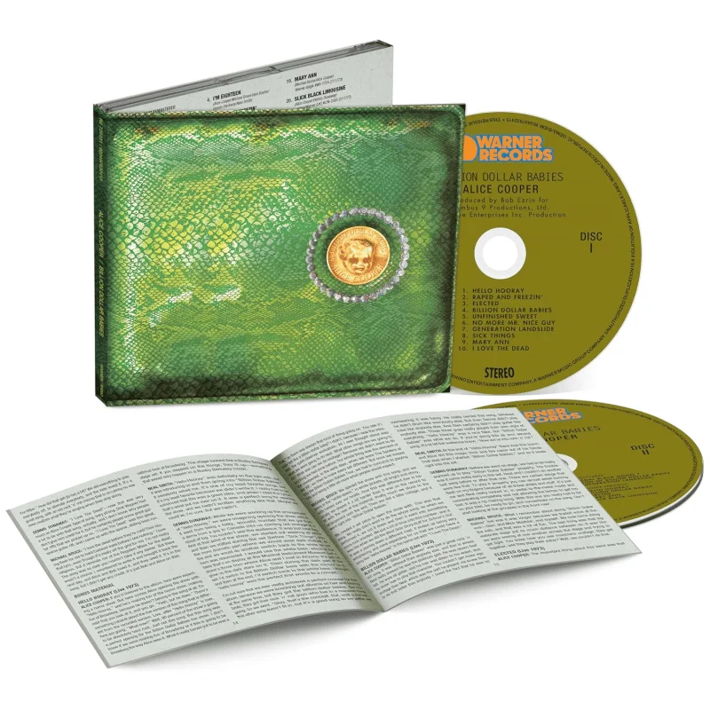 CD de Música de Alice Cooper, Álbum Billion Dollar Babies, Disco de Música para Cosplay, Walkman, Coche, Fiestas, Colección de Discos