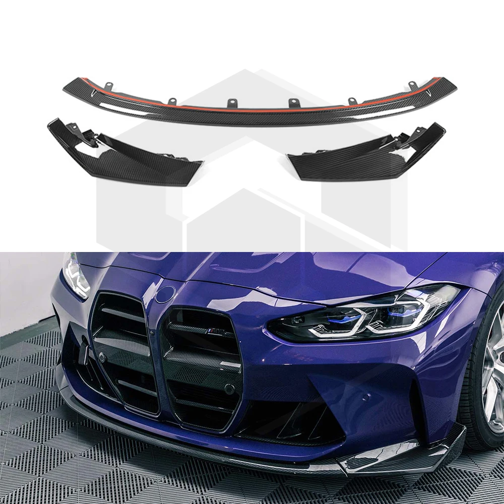 

Carbon Fiber CSL Style Front Lip for G80 G81 M3 G82 G83 M4 Front Bumper Lower Lip Splitter Chin Front Lip Body Kit