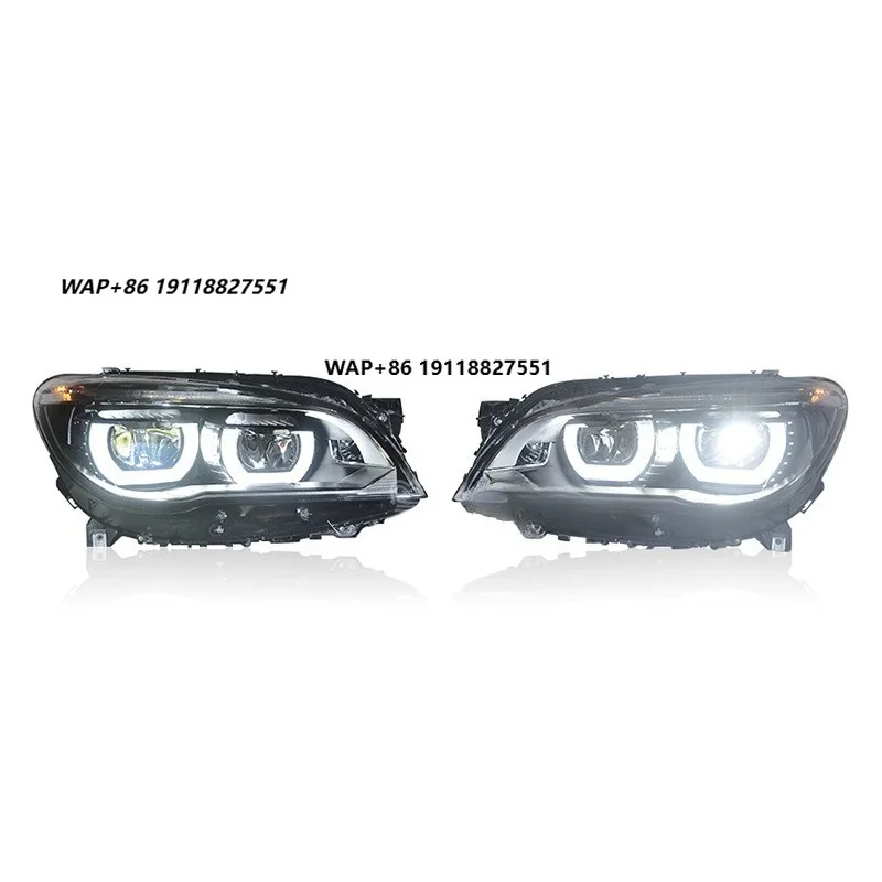Suitable for 09-16 7 Series F02 Headlight Half Assembly, Old Model to 18 New Model LED Front Headlight Conversion