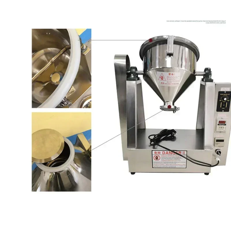 

10L 20L Micro Stainless Steel Mixer Medicine Chemical Food Test Laboratory Mixer Mute Powder