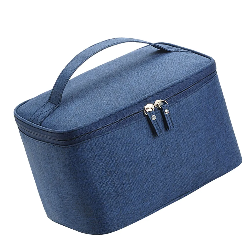 Travel Bag Blue Waterproof Lightweight Portable Makeup Toiletries Organizer for Women Camping Business Trip Gym