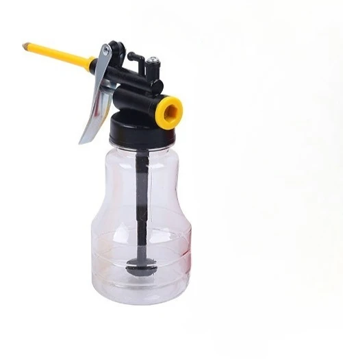 Metal Manual Oil Can Long Spout Oil Can Oil Filler Refill Tool