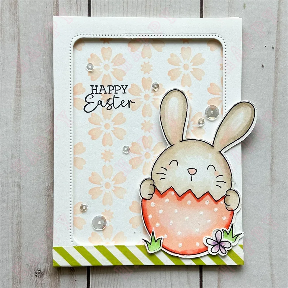 Modern Birthday Tag One In A Melon Metal Cutting Stencil Diary DIY Scrapbook Easter Craft Engraving Making Balloon Wishes Easter