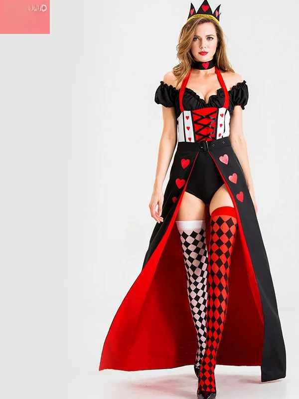 

Queen Uniform Costume Halloween Clown Witch Women's Clothing Traditional Chinese Stage Performance Ethnic Fashion