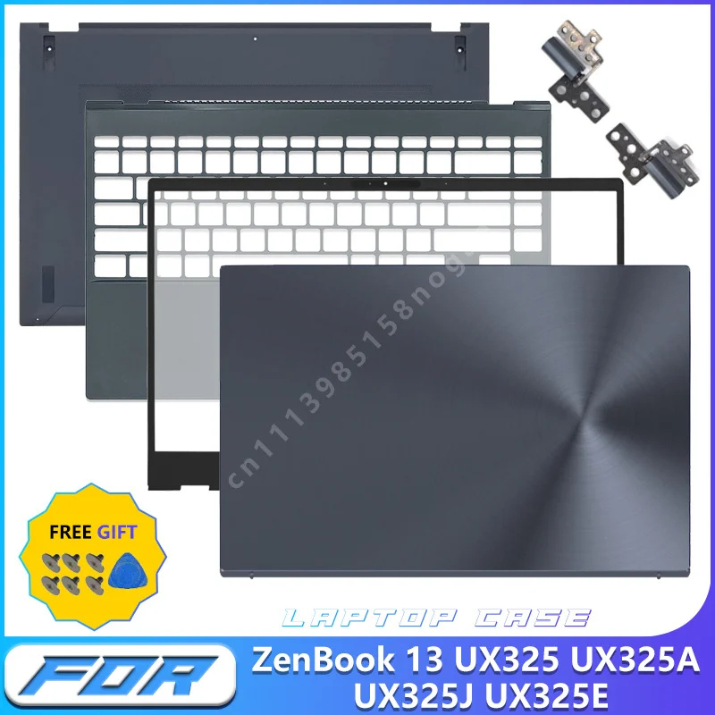 Replacement Laptop Cover For Zenbook 13 UX325 UX325A UX325J UX325E U3700J LCD Back Cover Front Bezel Palmrest Bottom Case Hinges