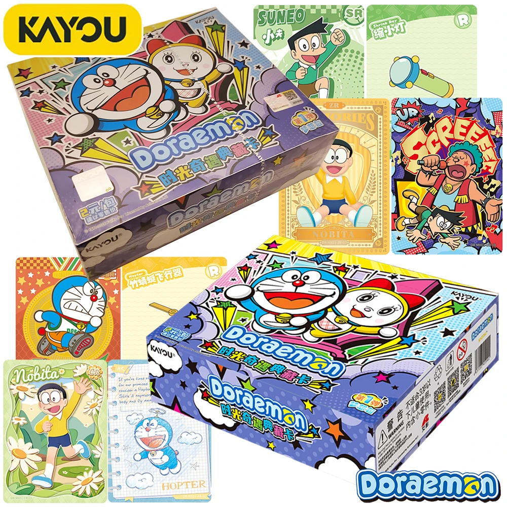 Original KAYOU Doraemon Collection Card Man and Woman Treasure Japanese Comedy Daily Animation HD Character Card Fun Peripheral