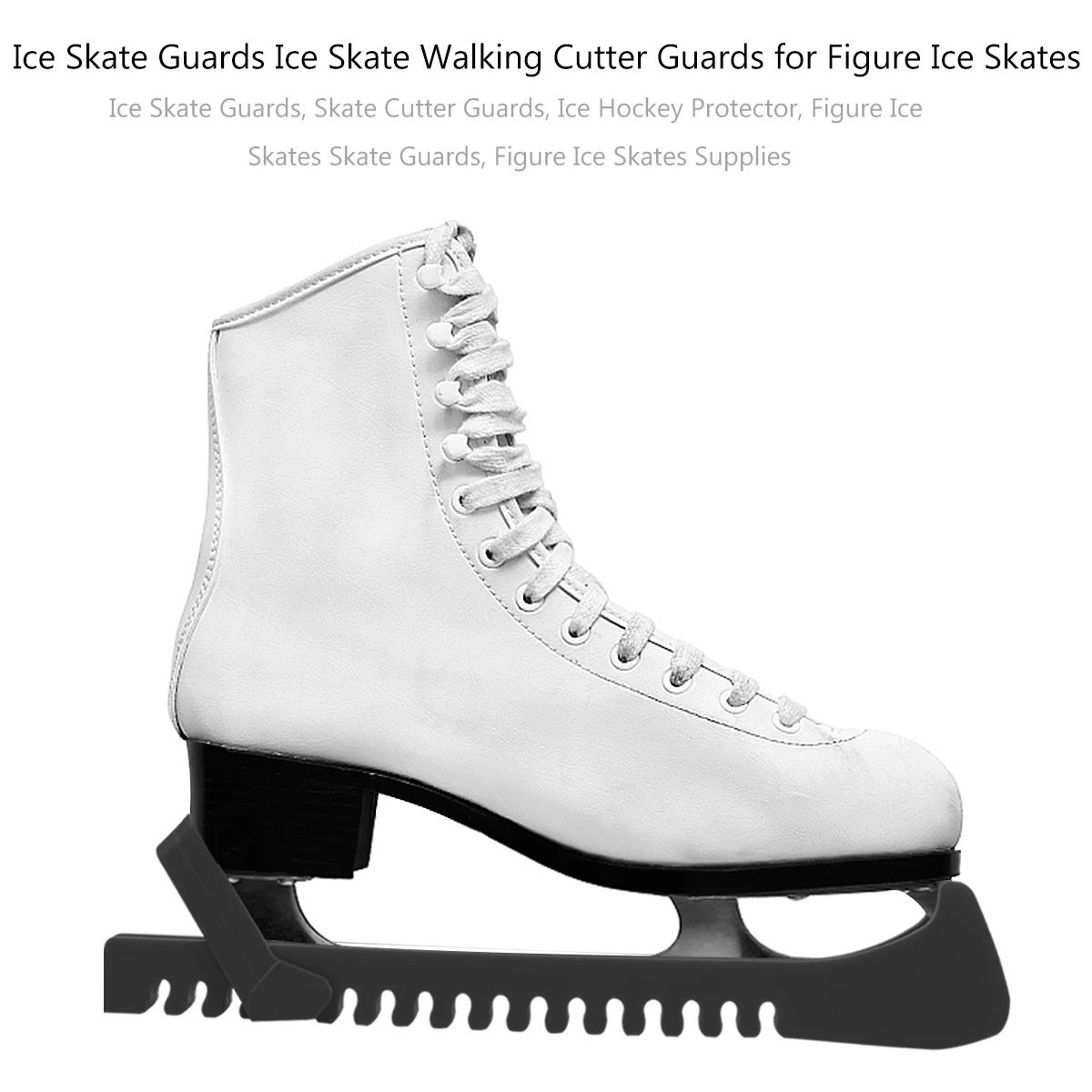 

1 Pair Skate Cutter Guards Durable Adjustable Skate Guards For Figure Skates Hockey Knife Protectors Light Storage Efficient