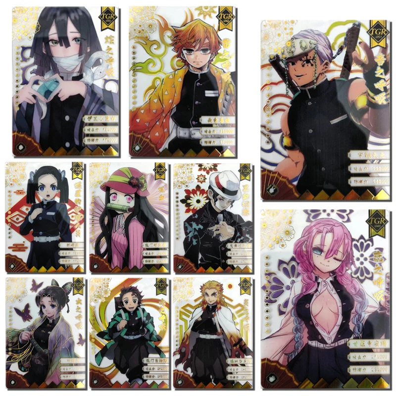 Anime Demon Slayer Chapter IV TGR card Kamado Nezuko Rengoku Kyoujurou Tamayo Shinazugawa Sanemi Game Collection Birthday gifts