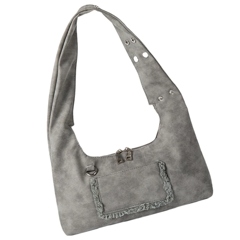 Borsa da ascella da donna Borsa elegante Borsa a tracolla autunno inverno Stili retrò Borsa sotto le ascelle Borsa per lo