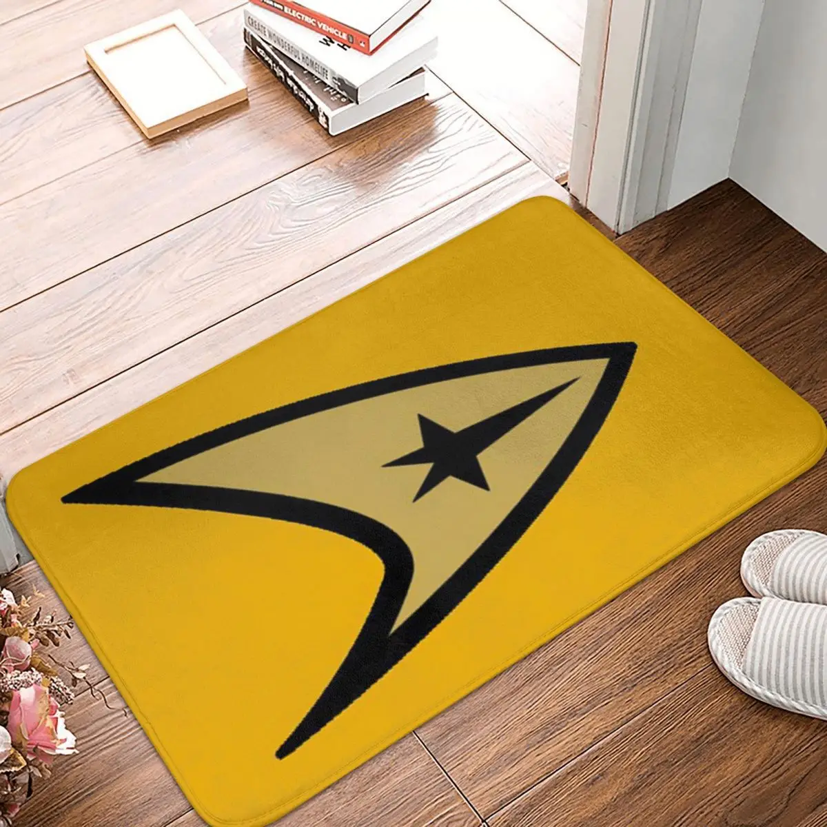 Star Treks Science Fiction TV Series Doormat Kitchen Entrance Home Floor Mat Non-slip Carpet Rug for Balcony Footpad Mats