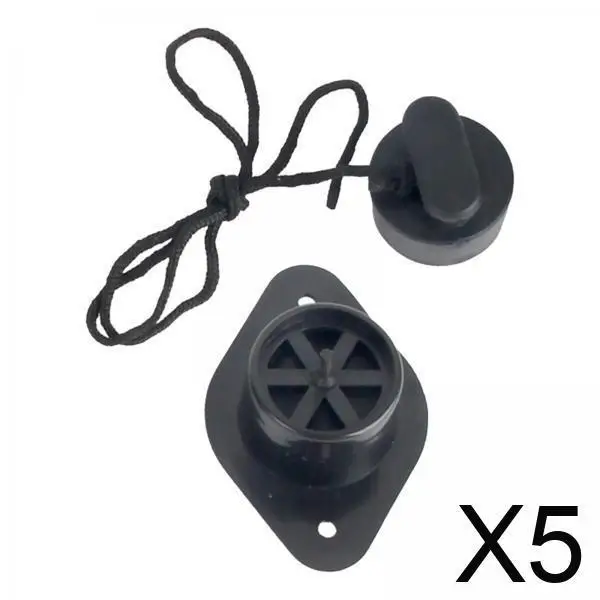 

Durable PVC Boat Drain Plug Replacement with Cord for Inflatable Kayak Canoe Rowing Boat Accessories