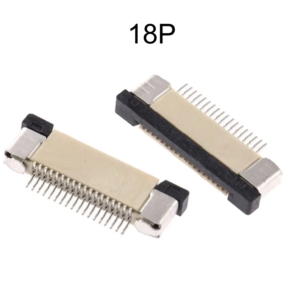 

LCD Base Upturned Connection Spacing 0.5mm FPC Connector Pull-out Type 18pin-30pin Flat Cable Support Socket