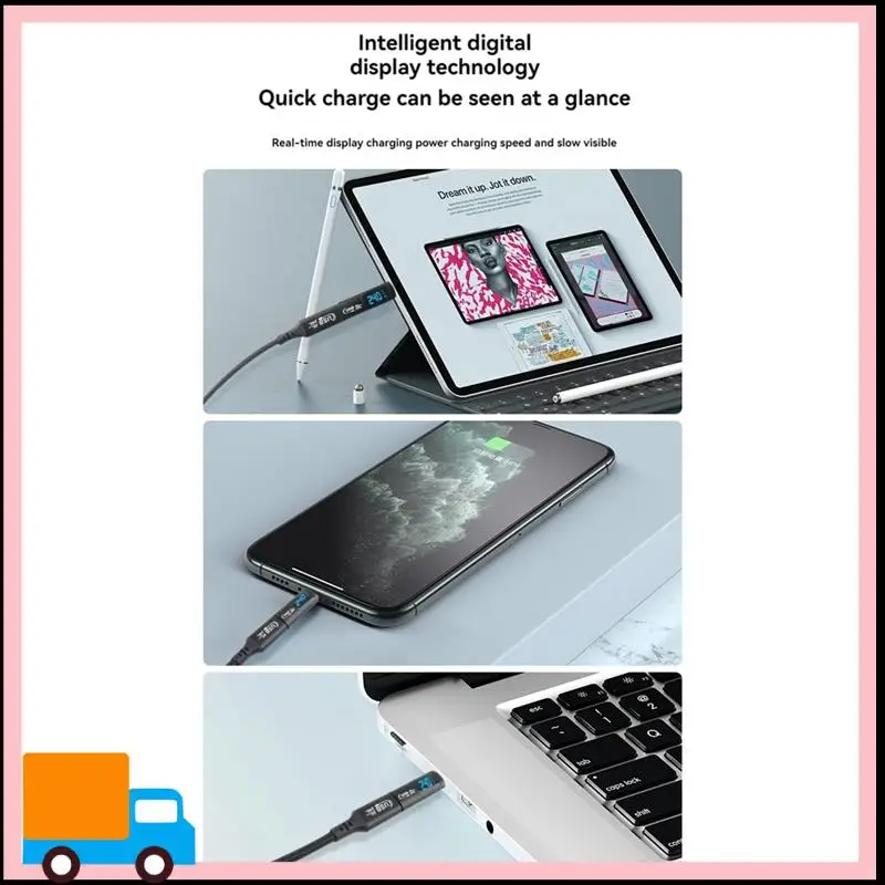 Professional USB C OTG Adapter Type C To USB Type-C 40Gbps 240W Digital Display OTG Adapter Data Transfer Adapter