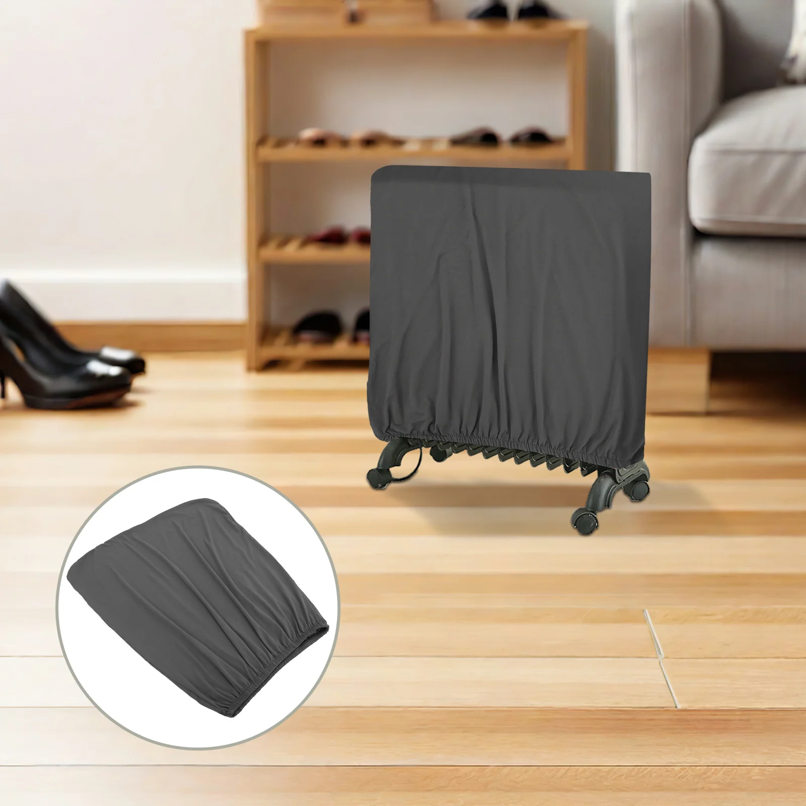 

Heater Dust Cover for Home Radiators Fabric Protective Cloth Stretchable 5-10Cm Washable Breathable Oil-Filled Portable Electric