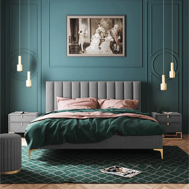 

Unique European Platform Bed Tall Headboard Pretty Platform Bedroom King Beds Frame Headboards Sets Camas De Casal Accessories