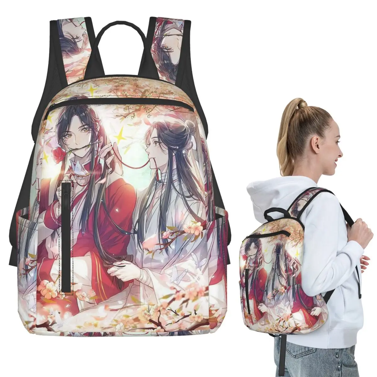

Heaven Official's Blessing Anime Backpack Student BookBag Kids School Bag Computer Shoulder Bags Boys Girls