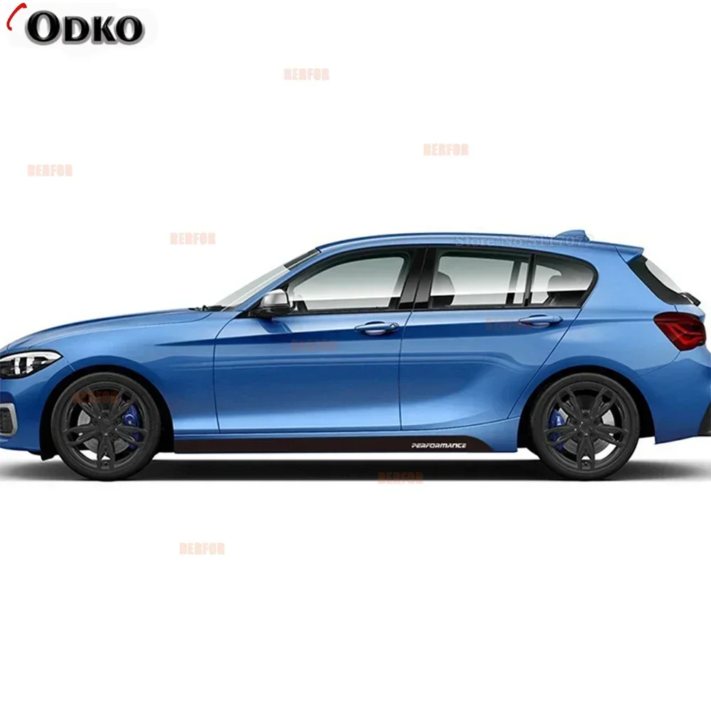 

Боковые полосы на двери автомобиля M Performance, наклейка на кузов, спортивная гоночная наклейка для BMW 1 серии F20 F21 F40 M135i 2011-на аксессуарах