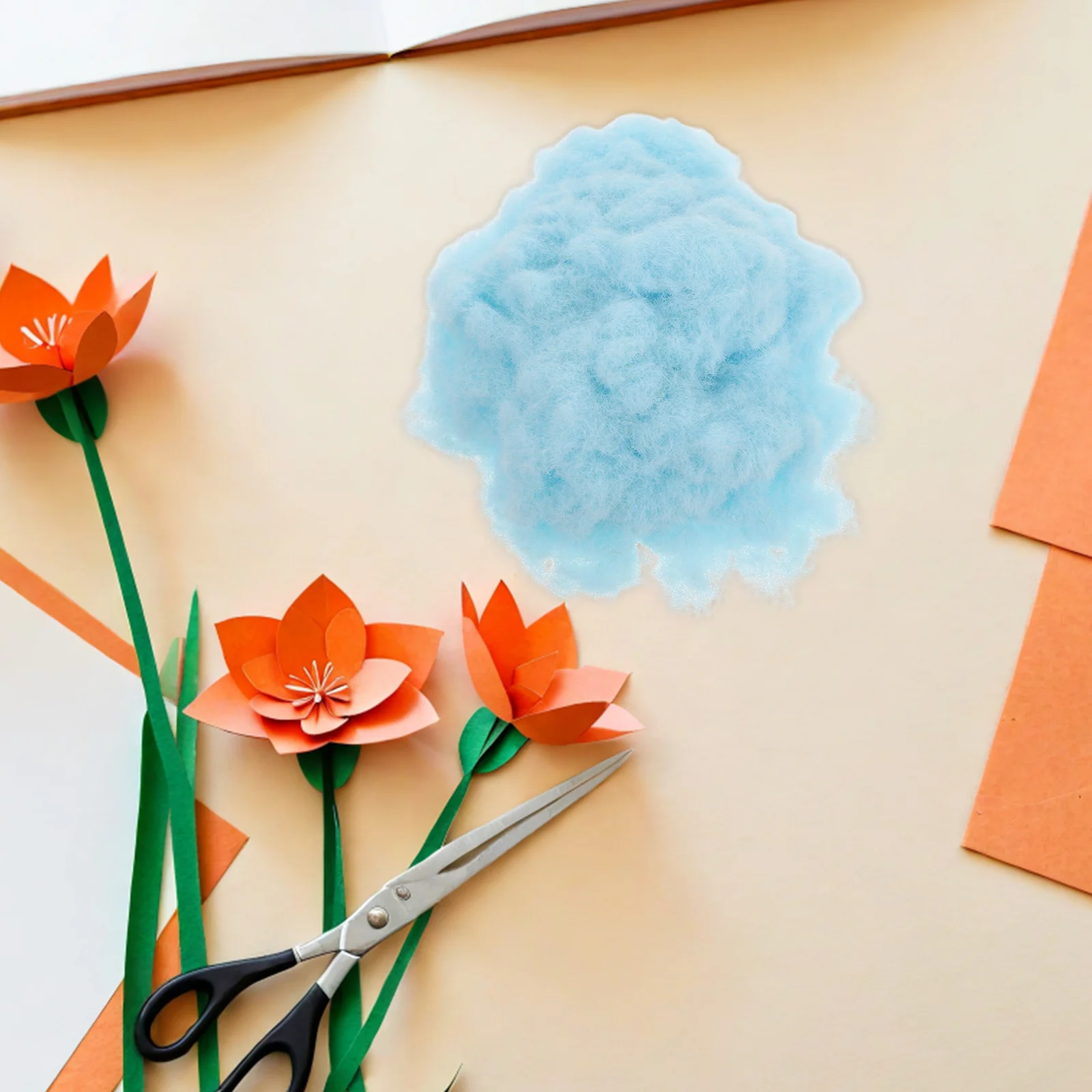 

12Pcs Flocking Powder White Pink Yellow Blue Fine Texture Versatile Applications Handmade Crafts Squeeze Material