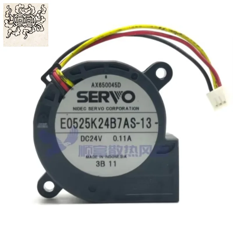 

Ltsf For SERVO E0525K24B7AS-13 DC 24V 0.11A 50x50x25mm 3-Wire Server Cooling Fan
