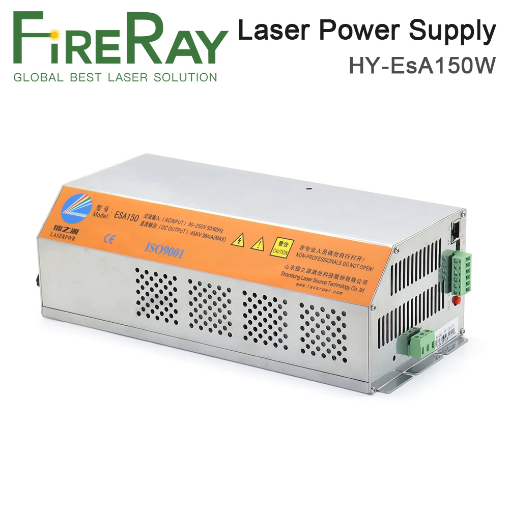 FireRay 150-180W HY-EsA150 Es Series CO2 Laser Power Supply for CO2 Laser Engraving and Cutting Machine