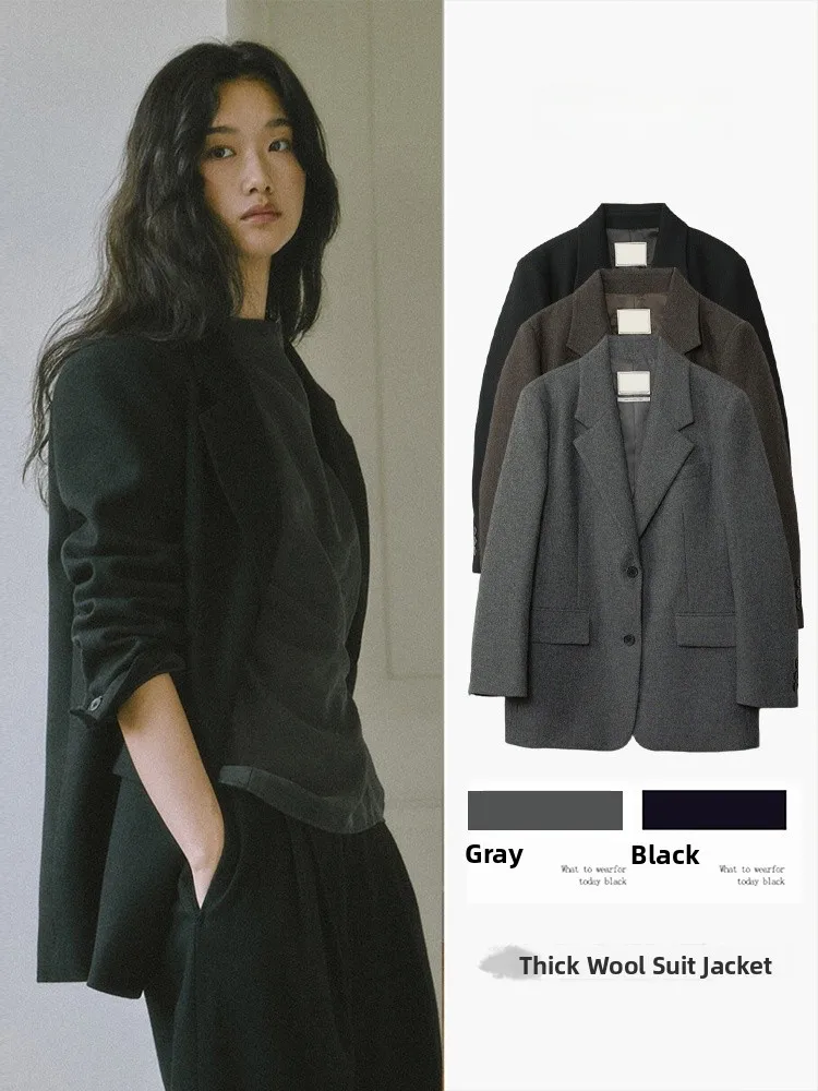 

Женский шерстяной костюм Thiened Jaet 202, осень-зима, новый дизайн, профессиональный костюм для поездок на работу, повседневный, для отдыха, модный