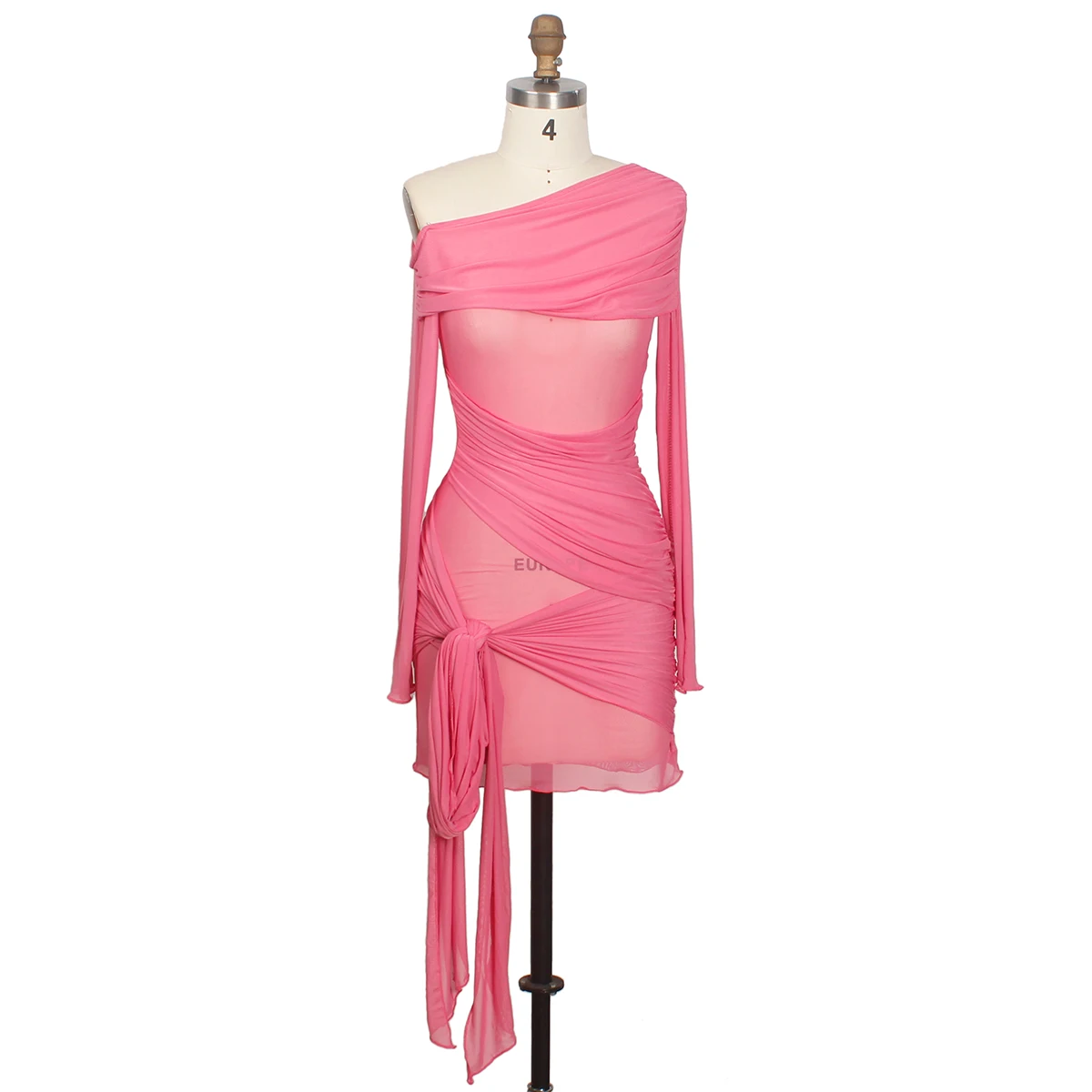 Daring Dress 2024 Sexy Transparent Midi Women Vacation Summer Party Dresses Casual Evening Wear Fashionable Female Clothing