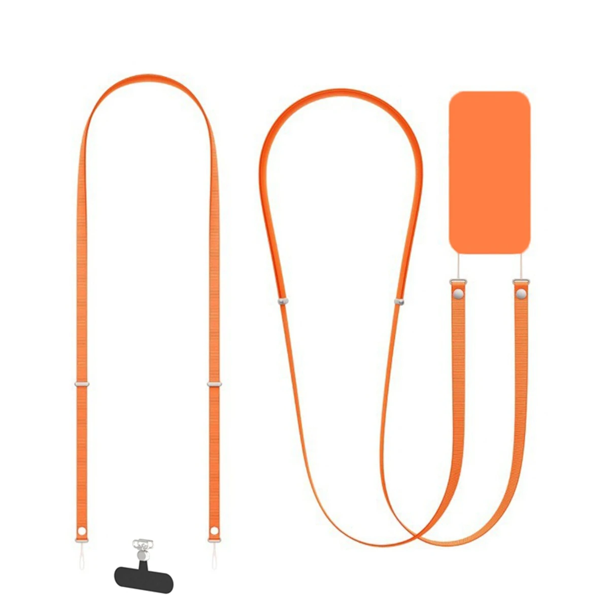 1:1 Nylon Woven Magnetic Ribbon Mobile Phone Hanging Rope for iPhone Anti Loss Mobile Phone Hanging Rope Quick Release Button