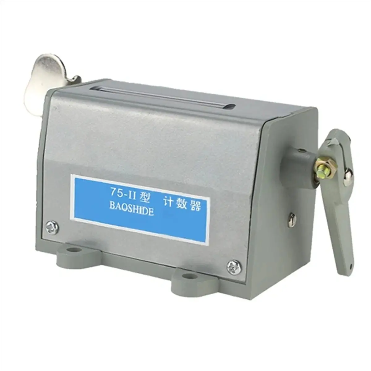 【ELEVATE LIFE】75-II 5-Digit Mechanical Manual Counter for Punching Machines Pull Type Industrial Revolution Counter AC220V