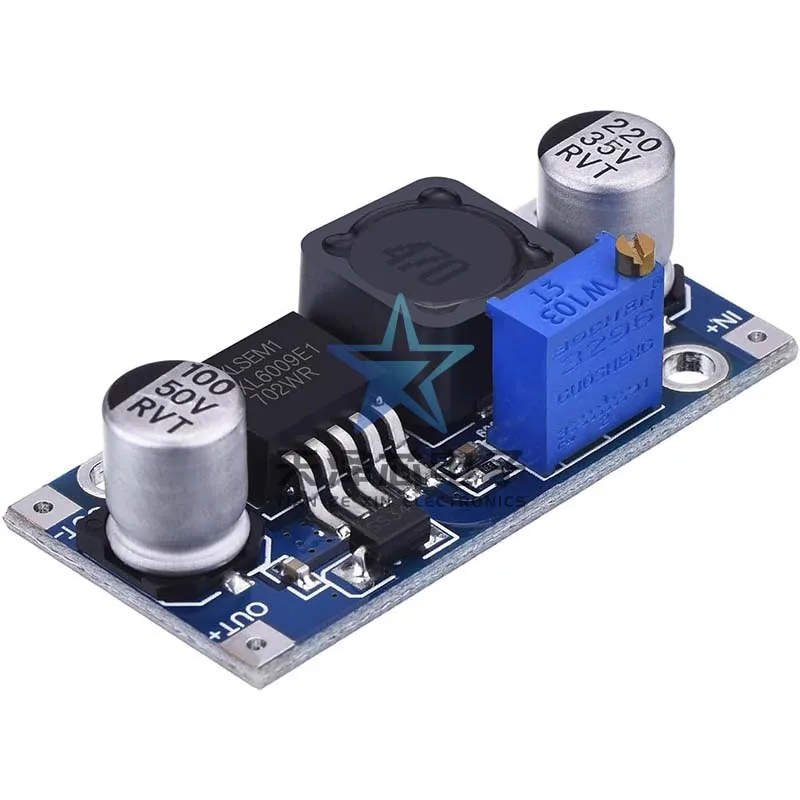 Xl6009 Boost Module Dc-Dc Módulo de Potência Saída Ajustável Super Lm2577 4A