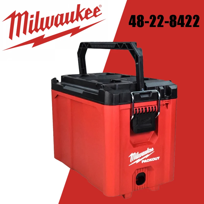 

Milwaukee 48-22-8422 PACKOUT Compact Type Durable Small-Scale Hold-All Stacked Work Portable Tool Box