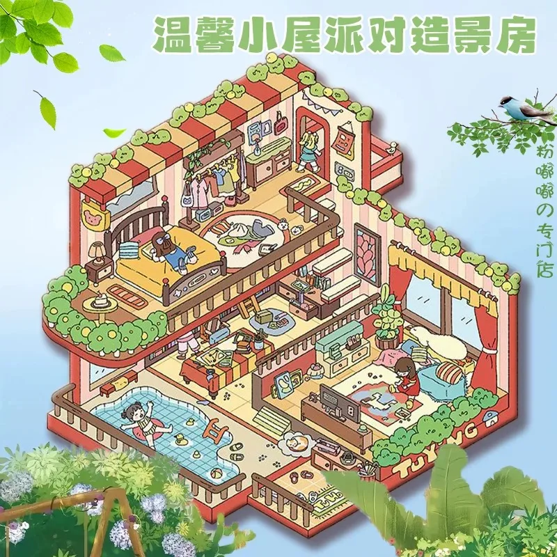 3d-dos-desenhos-animados-cena-em-miniatura-adesivos-estereoscopico-paisagem-colagem-conjunto-criativo-alivio-do-estresse-brinquedo-diy-para-festas-e-cabines