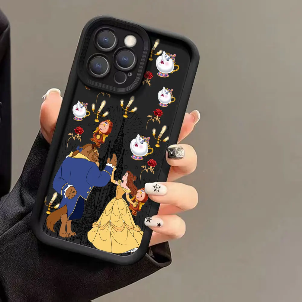 Disney Beauty And The Beast Case For VIVO Y100 Y93 Y91 Y81 Y78 Y77 Y76 Y75 Y72 Y51 Y50 Y36 Y35 Y28 Y27 Y22S Y21 Y20 Y19 5G Cover