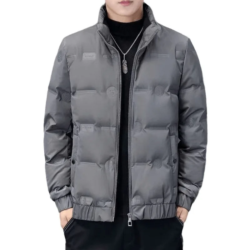 New Duck Down Lightweight Down Jacket for Men Standing Collar Casual Winter Wear Down Jacket for Warmth Winter Thick Jacket