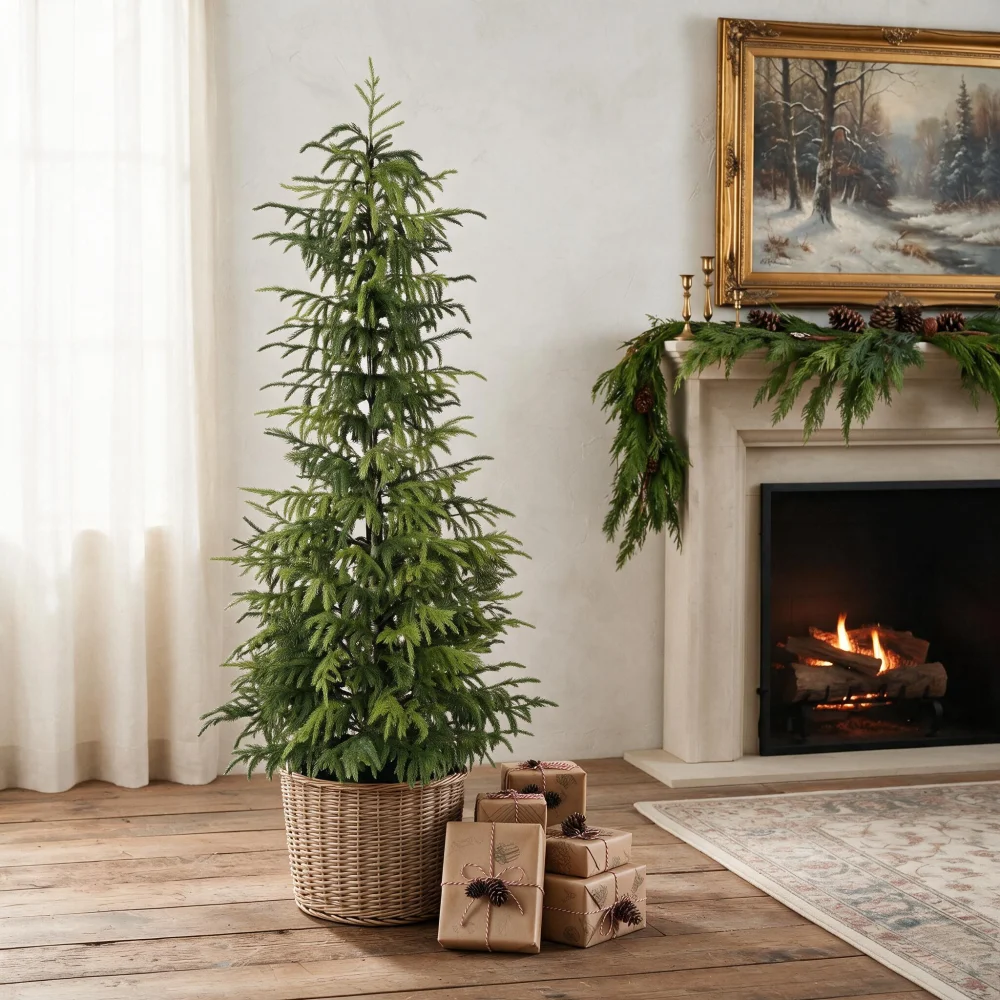 Home Decor Store - 5FT Artificial Real Touch Norfolk Pine
