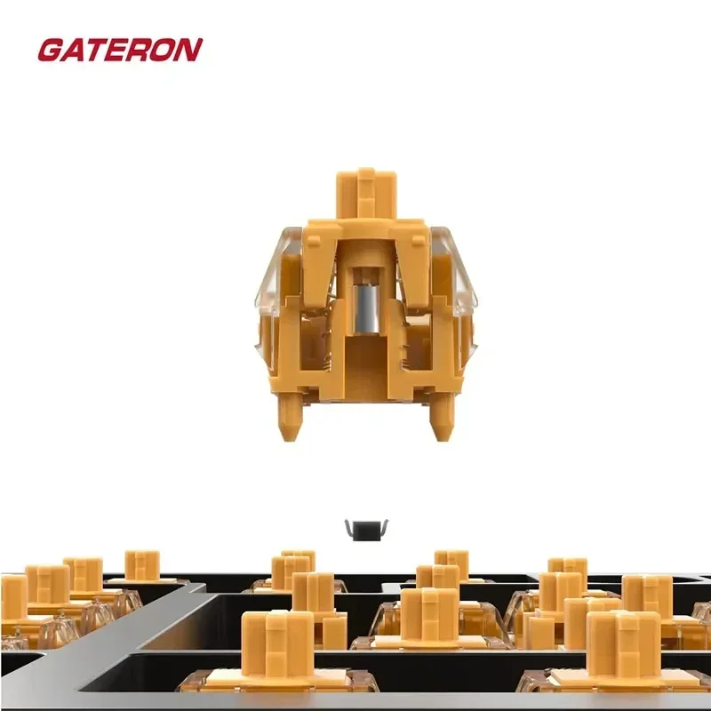 Gateron Magnetic Switch Orange 38gf KS-20 Hall Sensor SMD RGB Linear Quick Trigger Custom Gaming Keyboard Free Setting Pre Trave