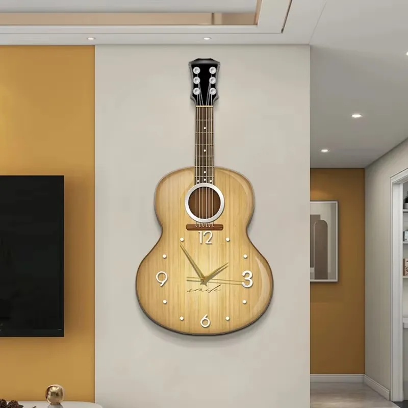 Art Nordic Design Wall Clocks Luxury Fancy Sticker Large Living Room Wall Clock Aesthetic Unique Reloj De Pared Para Sala Decor