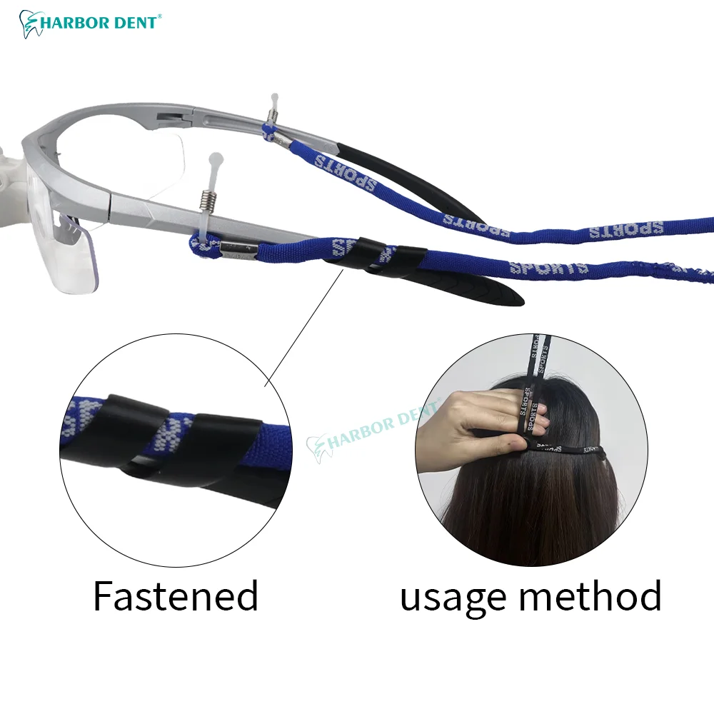 2.5x/3.5x lente d'ingrandimento dentale occhiali ottici ultraleggeri Lab Medical lente d'ingrandimento binoculare regolabile da 320-420mm per chirurgia dentale