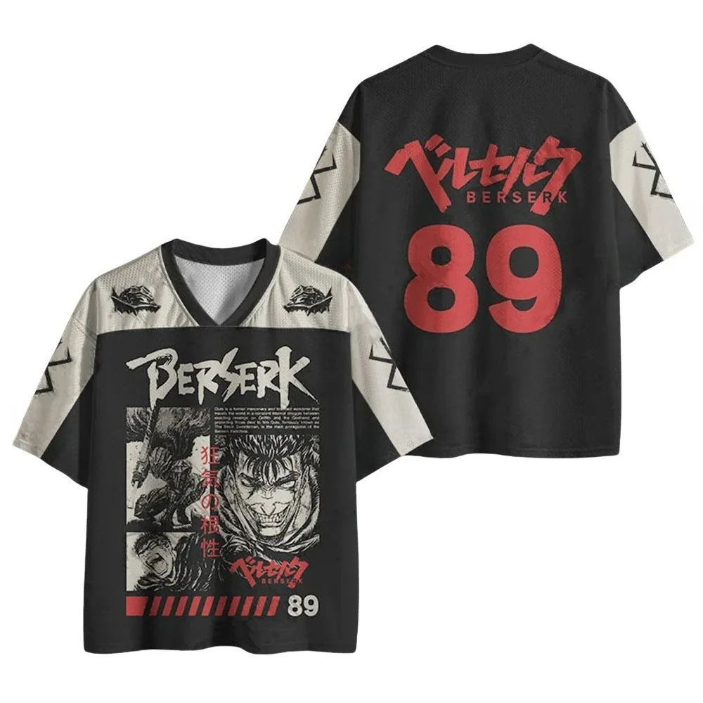 2026 Summer Hot Selling Fashionable Swordblade Legend Pattern Design T-shirt Cool Hip Hop Street Parent Child V-neck T-shirt