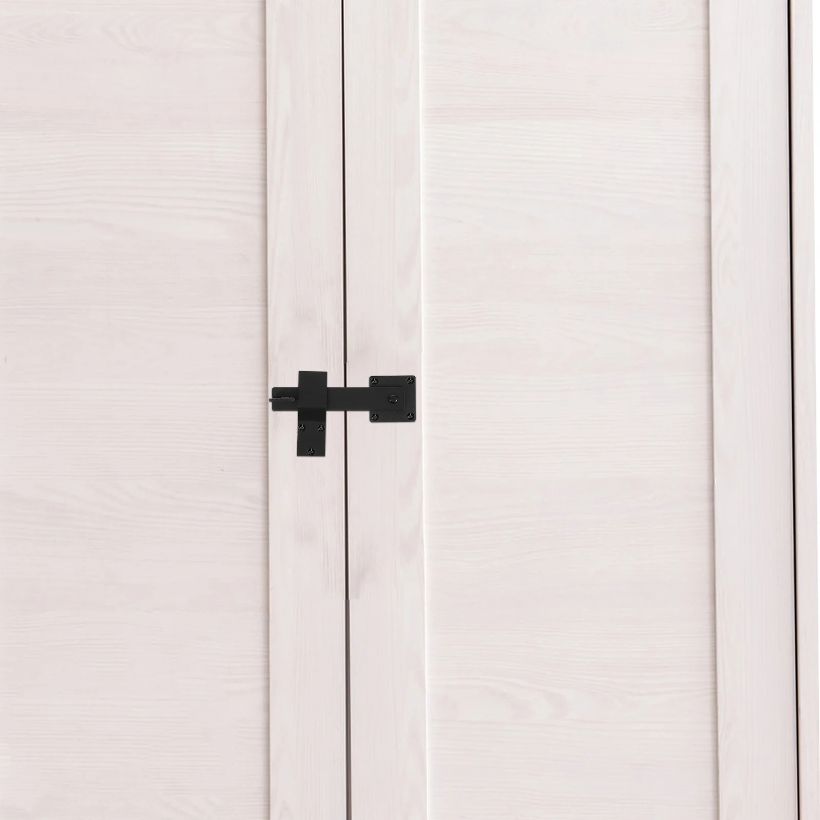 

1Set 360-Degree Rotating Door Latch Lock for Barn Gate Outdoor Fence Wooden Sliding Doors Heavy Duty Metal Latch