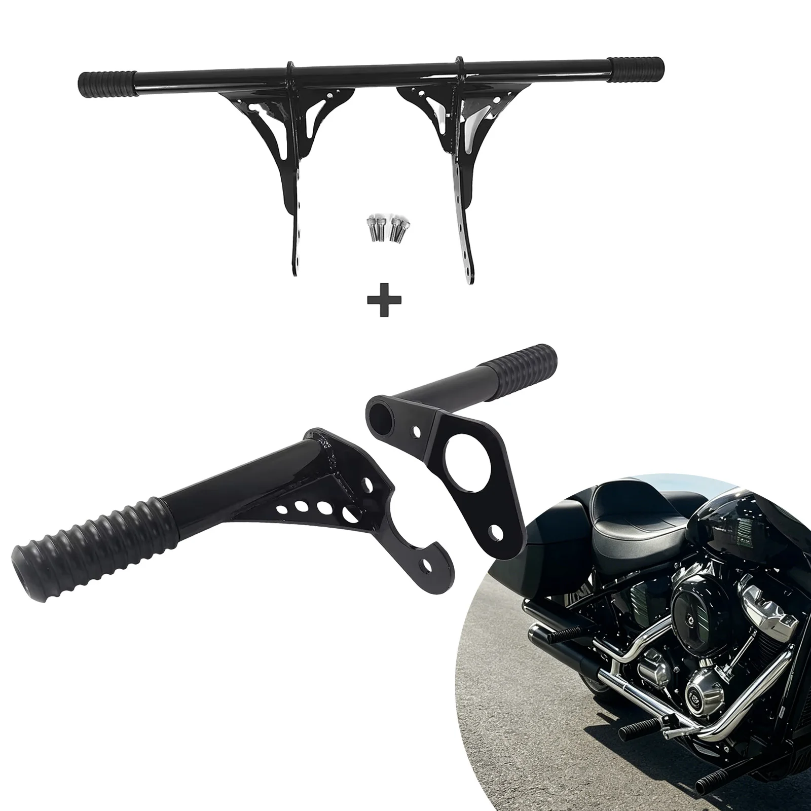 

Для Harley Softail Standard Street Bob Low Rider ST Fat Boy 2018-2025: Аксессуары, передние дорожные подножки, защита двигателя, дуги безопасности