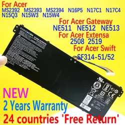 For Acer MS2392 MS2393 MS2394 N16P5 N17C1 N17C4 N15Q3 N15W4 Extensa 2508 2519 For Packard Bell EasyNote TF71-BM Laptop Battery