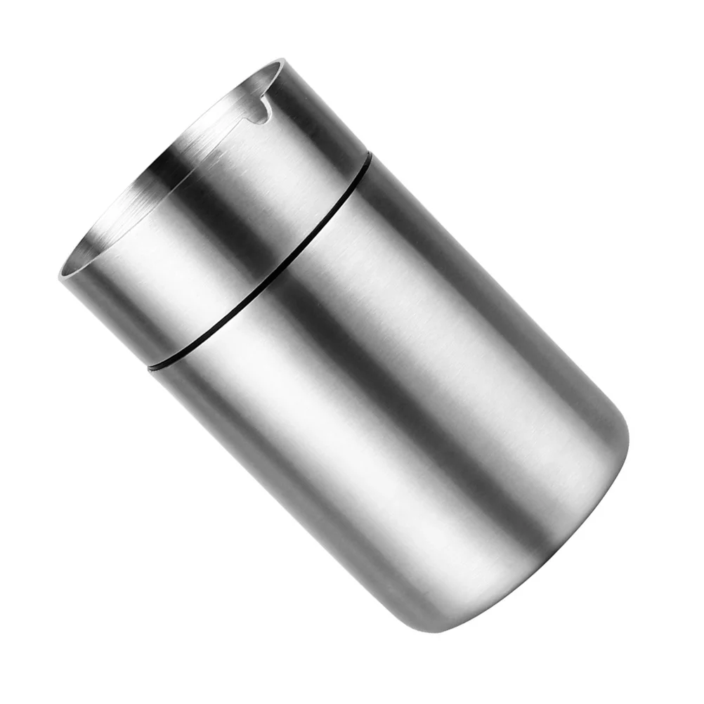 

Stainless Steel Ashtray for Car Home Office Silver Cigarette Holder Detachable Windproof Non Dusty Easy Cleaning for Hotel