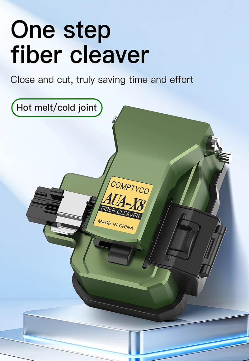 AUA-X8 One-step Fiber Cleaver FTTH Optical Fiber Cutter Fiber Optic Core Fusion