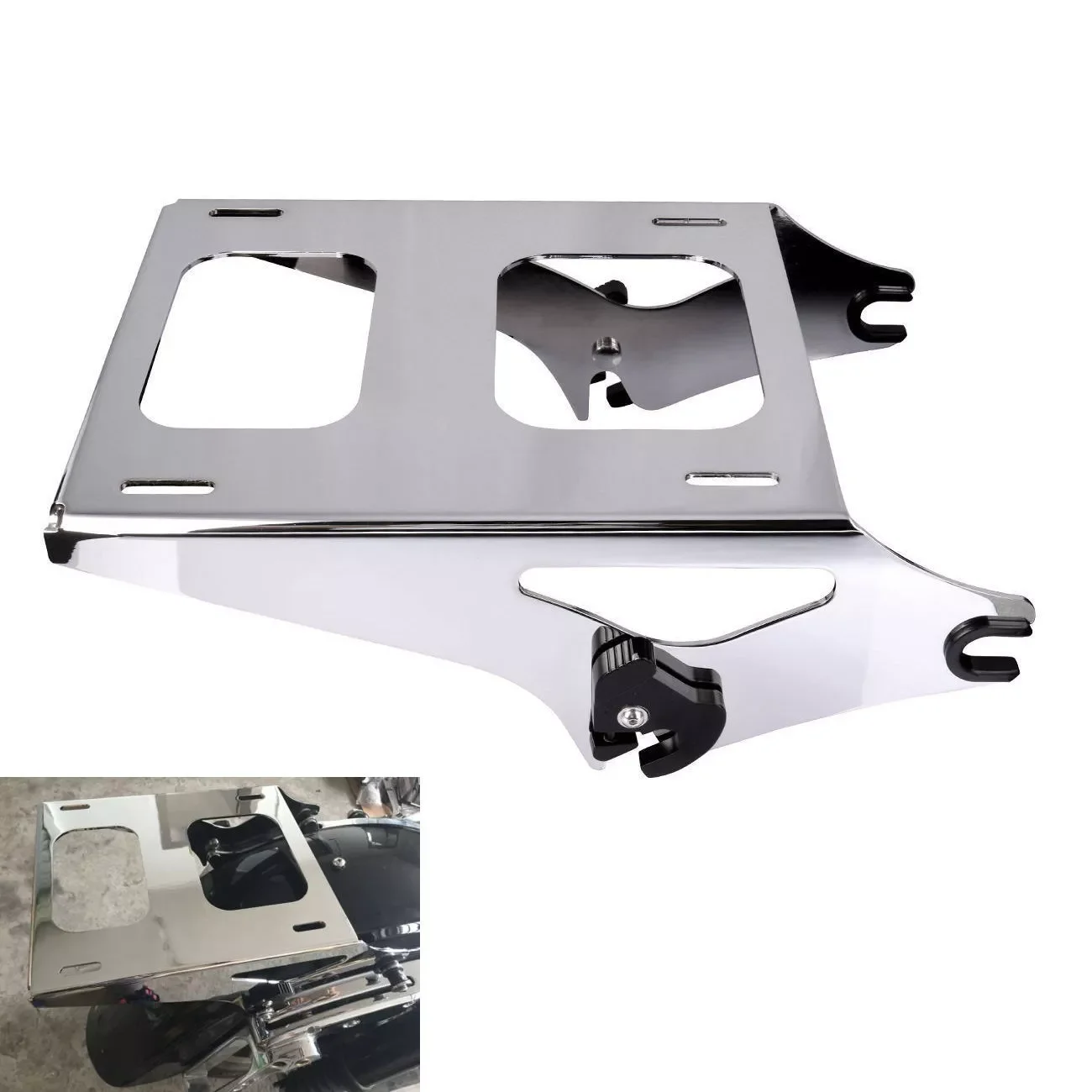 

Motorcycle Accessories Tour Pak Mounting Luggage Rack Chrome For Harley Street Glide Road King 2014-2019