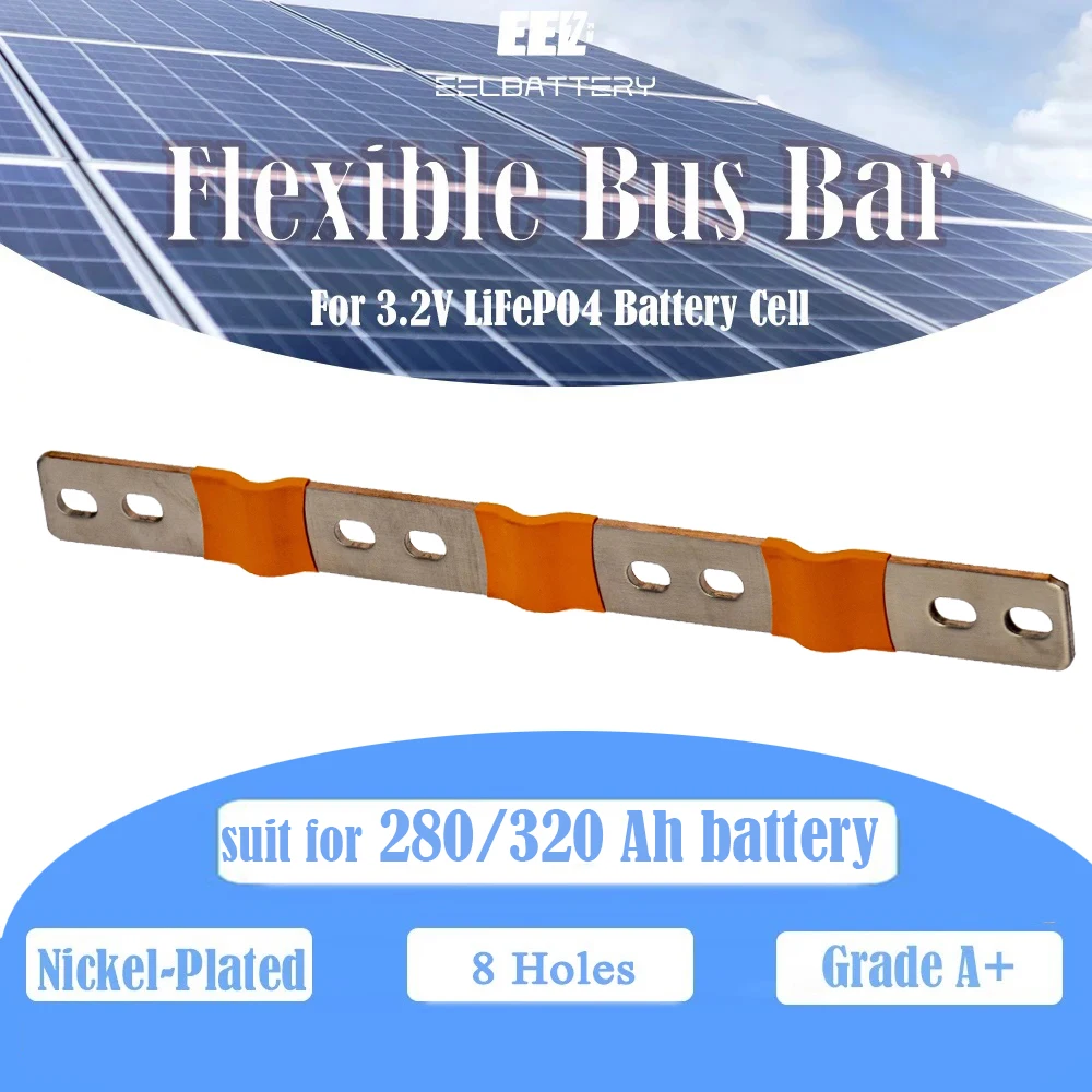 Hexible Busbar für Lifepo4-Batteriezellen: Praxiserfahrung mit EEL 8-Loch-Verbindung für M6-Schrauben