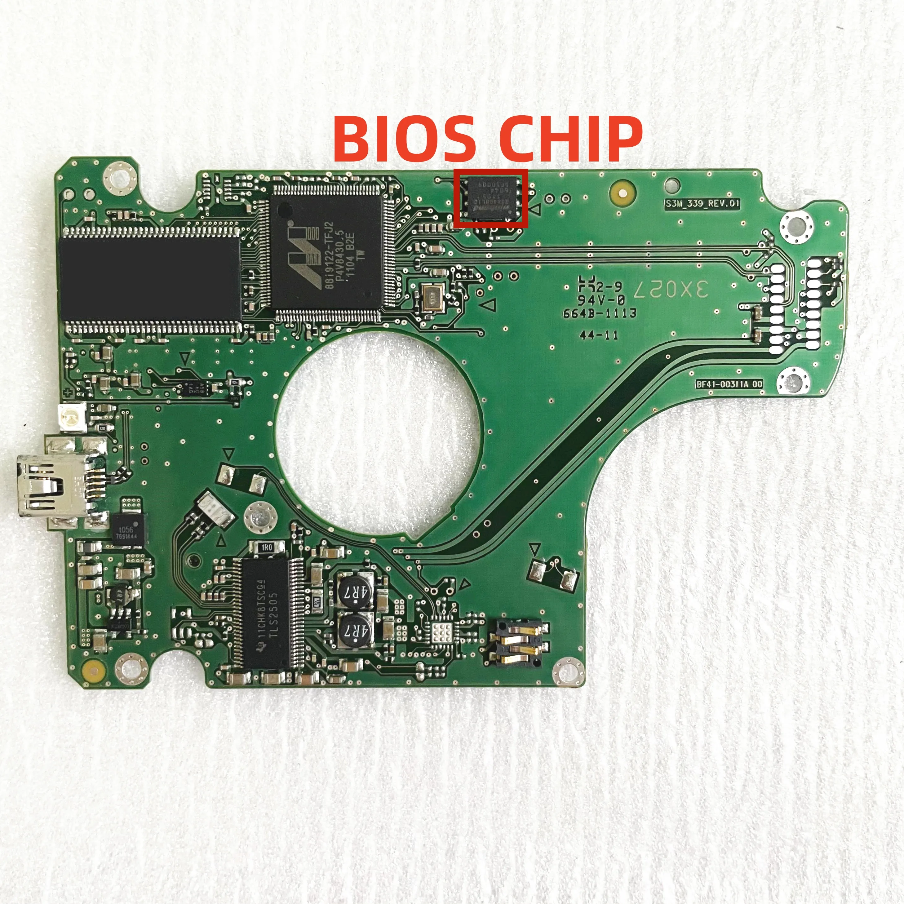 Jia Yuan Sheng 하드 드라이버 PCB 보드/로직 보드/BF41-00311A S3M_339_REV.01 R/HM501IX HM641JX