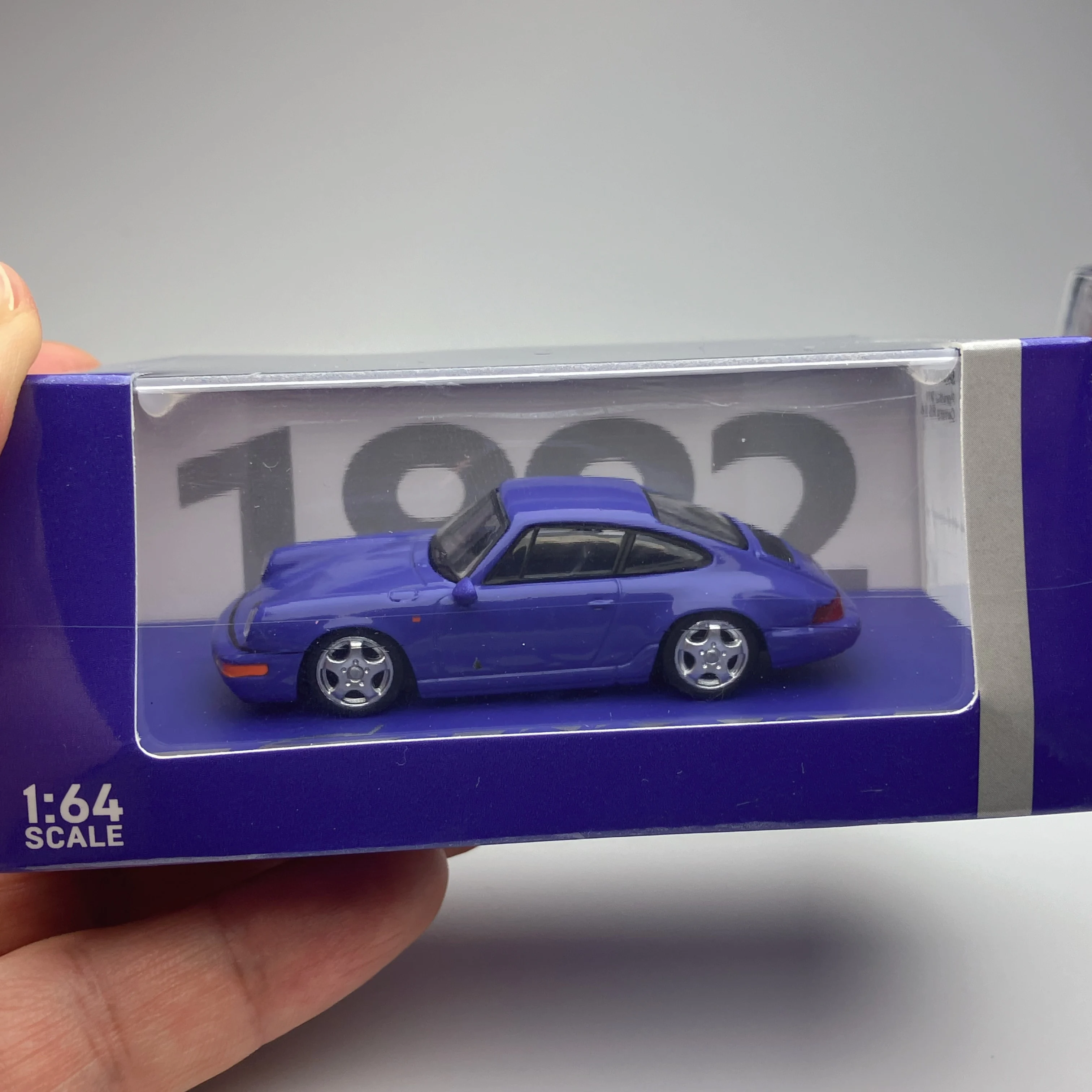 Spark 1/64 64 SP007E 911 RS 3.6 Blue Diecast Model Car Collection Limited Edition Alloy