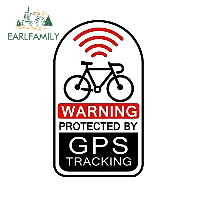 ملصق EARLFAMILY Gps للدراجة، ملصقات سيارات تحذيرية مضحكة، إبداعية مناسبة لنظام التشغيل Windows، ملحقات خدش الصفر
