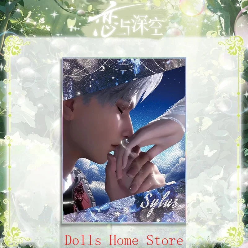 

Новый косплей Love and Deepspace Ambitus Sylus Rafayel Zayne Xavier Caleb Colleagues Изысканная акриловая цветная бумага для сбора подарка