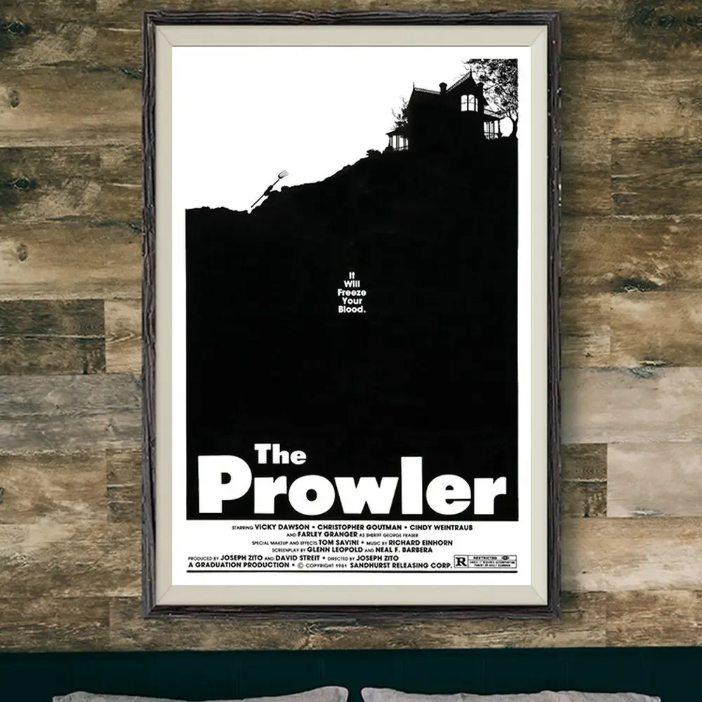 209 The Prowler 1981 Slasher Cult الفيلم الكلاسيكي جدار قماش حريري ملصق فني هدية تزيين #1